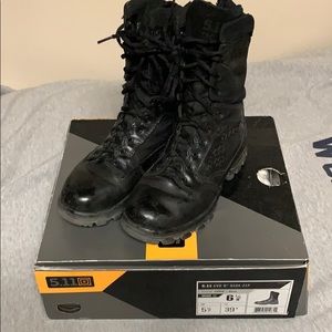 5.11 Evo 8” side zip up boots